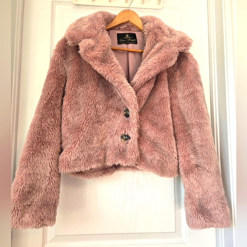 Free People Faux Fur Jacket
